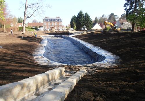 Aménagement du bassin du hêtre pourpre